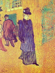 Jane Avril Leaving the Moulin Rouge